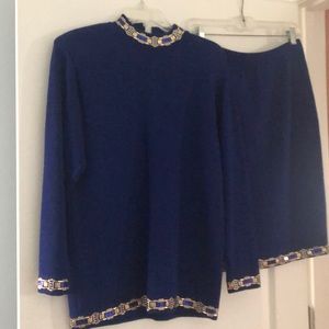 St. John Evening wear sweater suit.